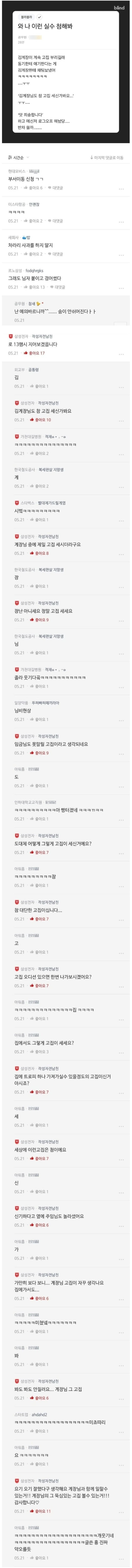 김계장님도 참 고집 세신가봐요