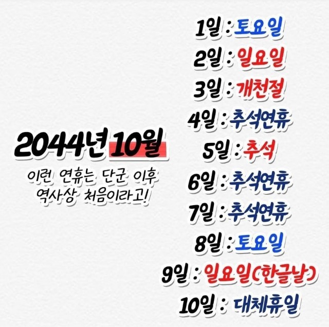 2044년까지 악으로 깡으로 버텨야 되는 이유