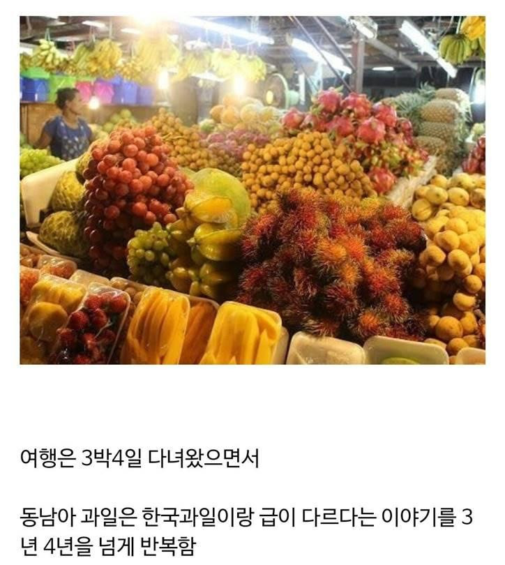 동남아 여행 다녀온 친구가 꼭 하는 말.jpg